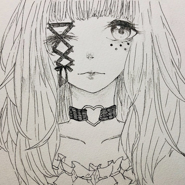 創作イラスト原画⑥