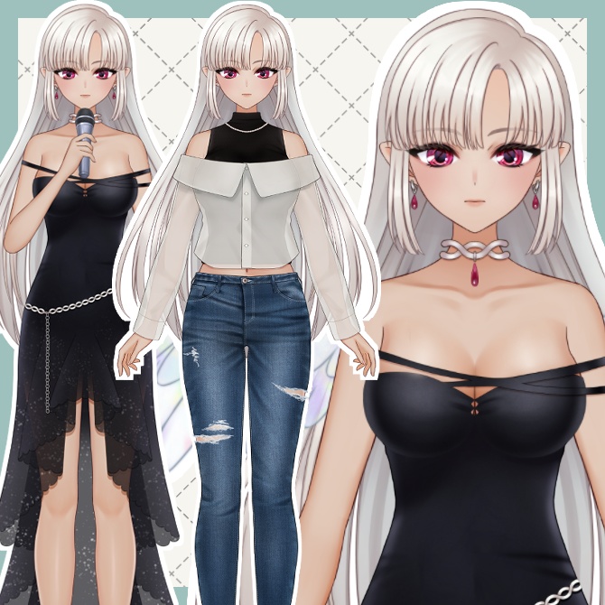 【live2D汎用モデル】オパール羽の天使(cocoa)【VTS&nizima LIVE対応】