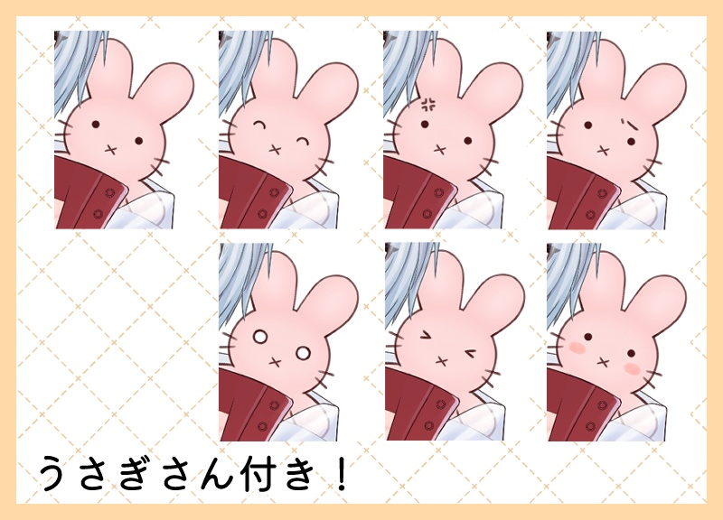 【live2D汎用モデル】中性的な白髪っ子(sui)【VTS&nizima LIVE対応】