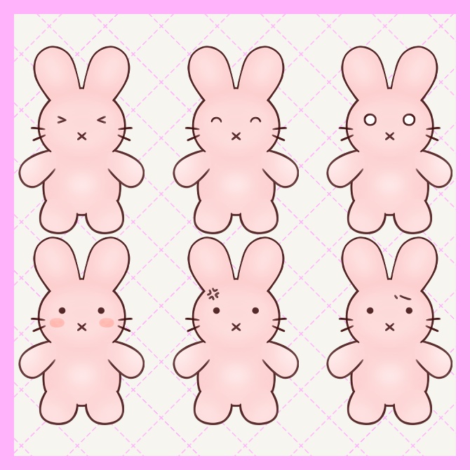 【汎用動物モデル】うさぎさん【VTS&nizima LIVE対応】