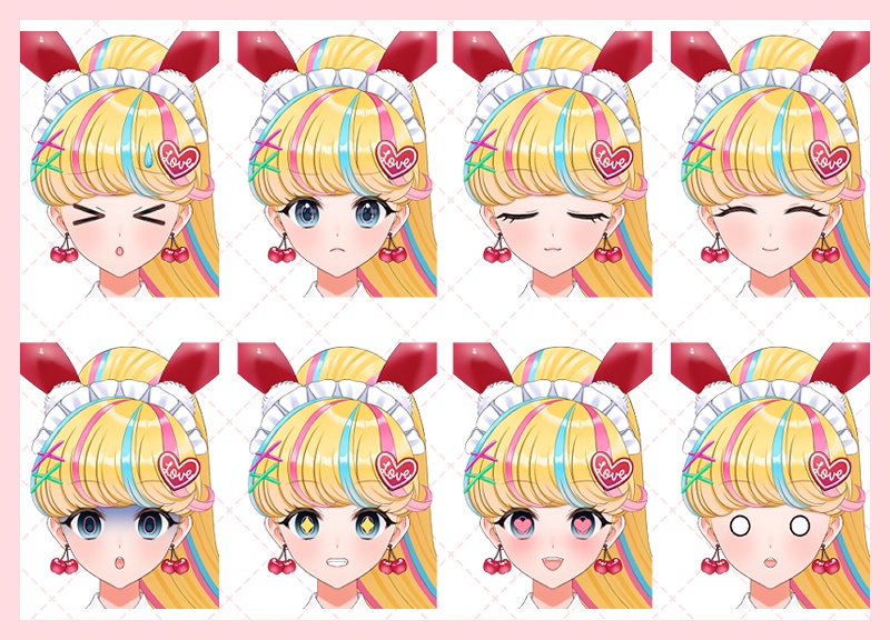 【パーツ分け済みPSD】バニーウェイトレス【汎用立ち絵】