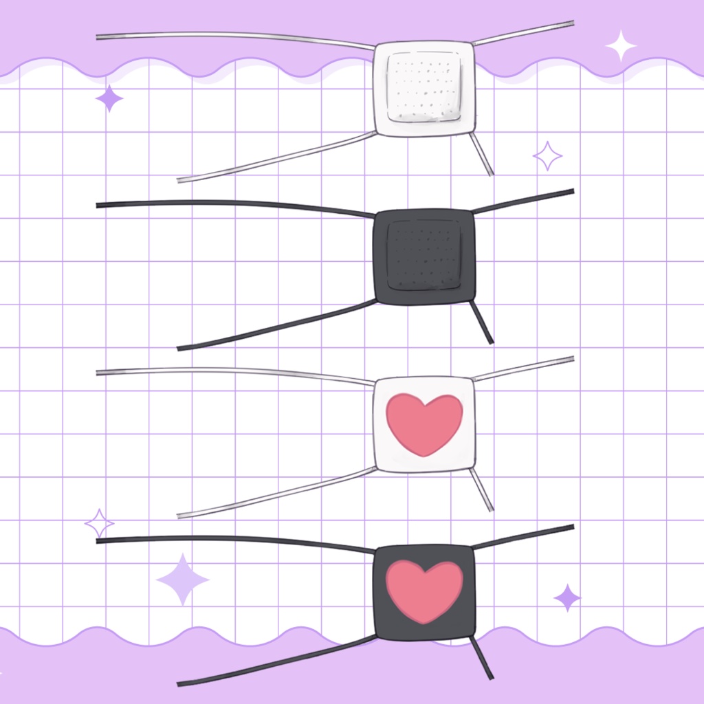 【VTuber素材】病みかわいい素材セット【高画質/psd】