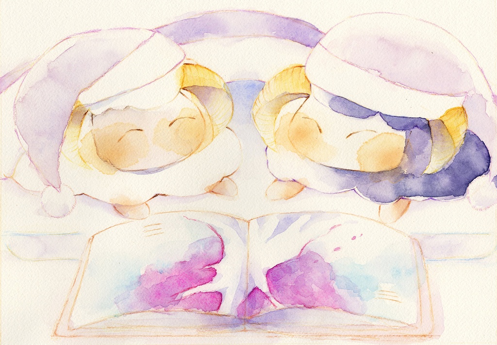 【水彩原画】いつか見たゆめ