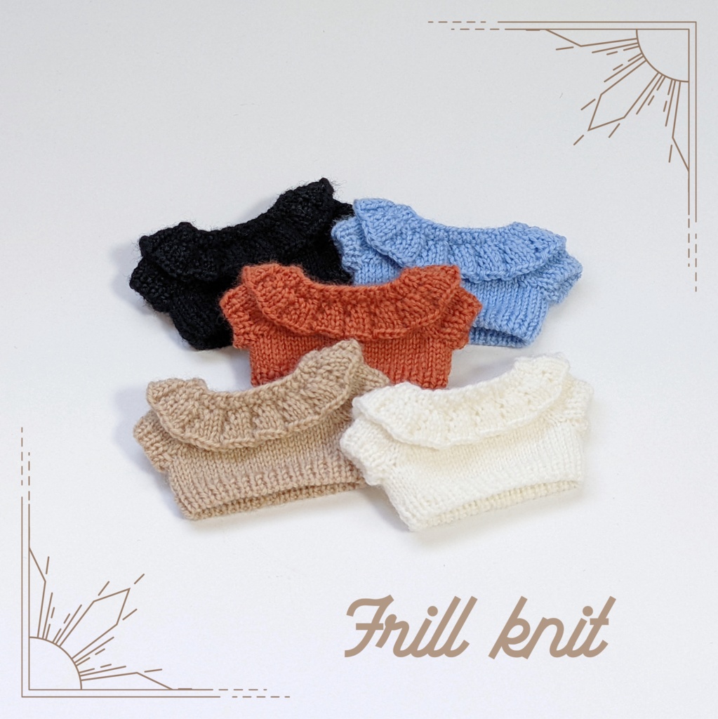 Frill knit