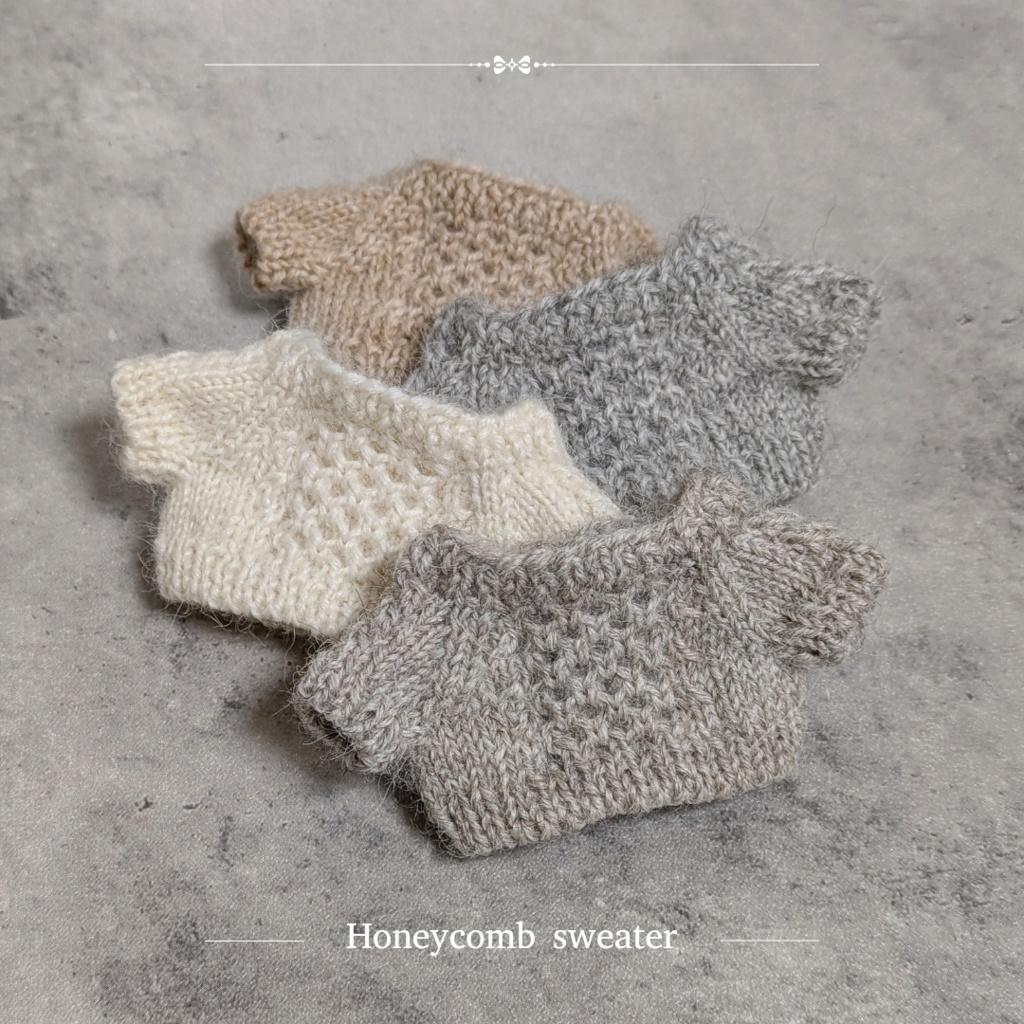 Honeycomb sweater