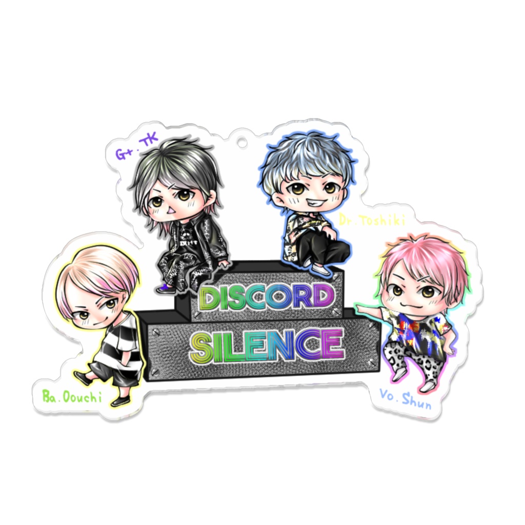 Discord Silenceのアクキー(全員集合ver.)