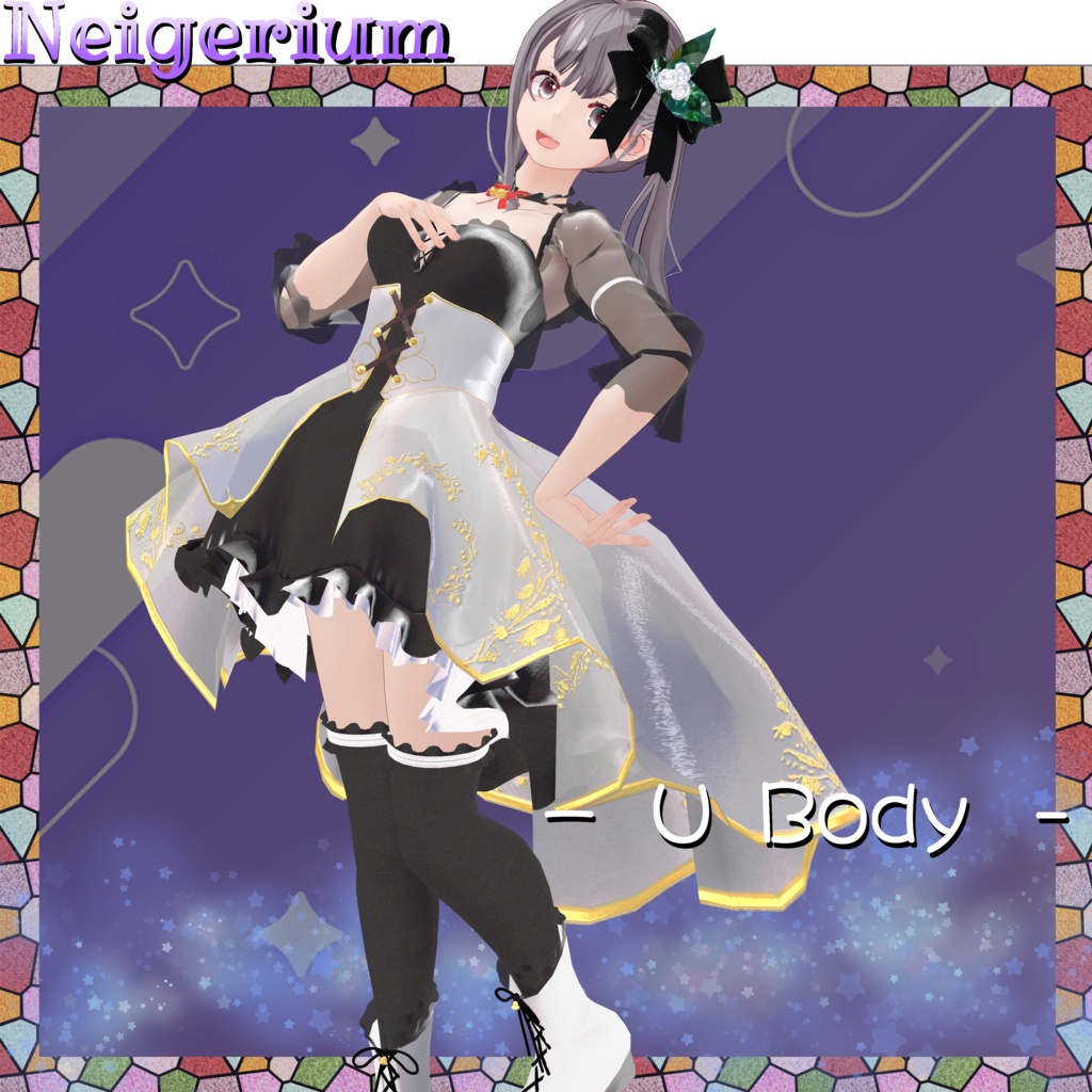 【64アバター対応】 Lily Bell / ラッフルドレス