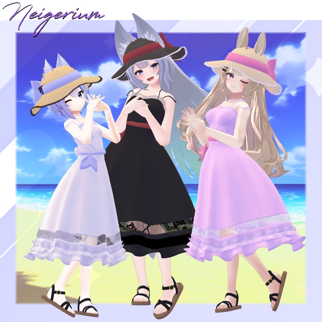 【62アバター対応】サマードレス