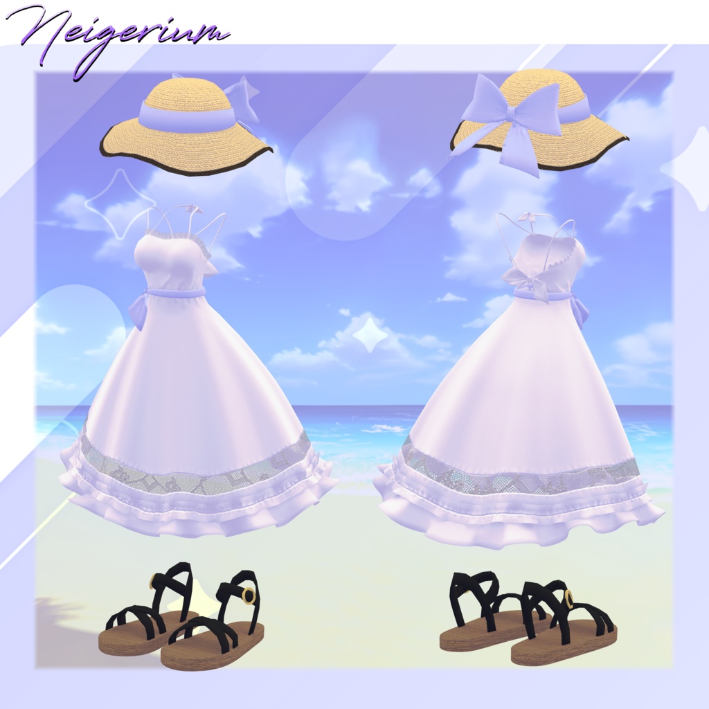 【62アバター対応】サマードレス