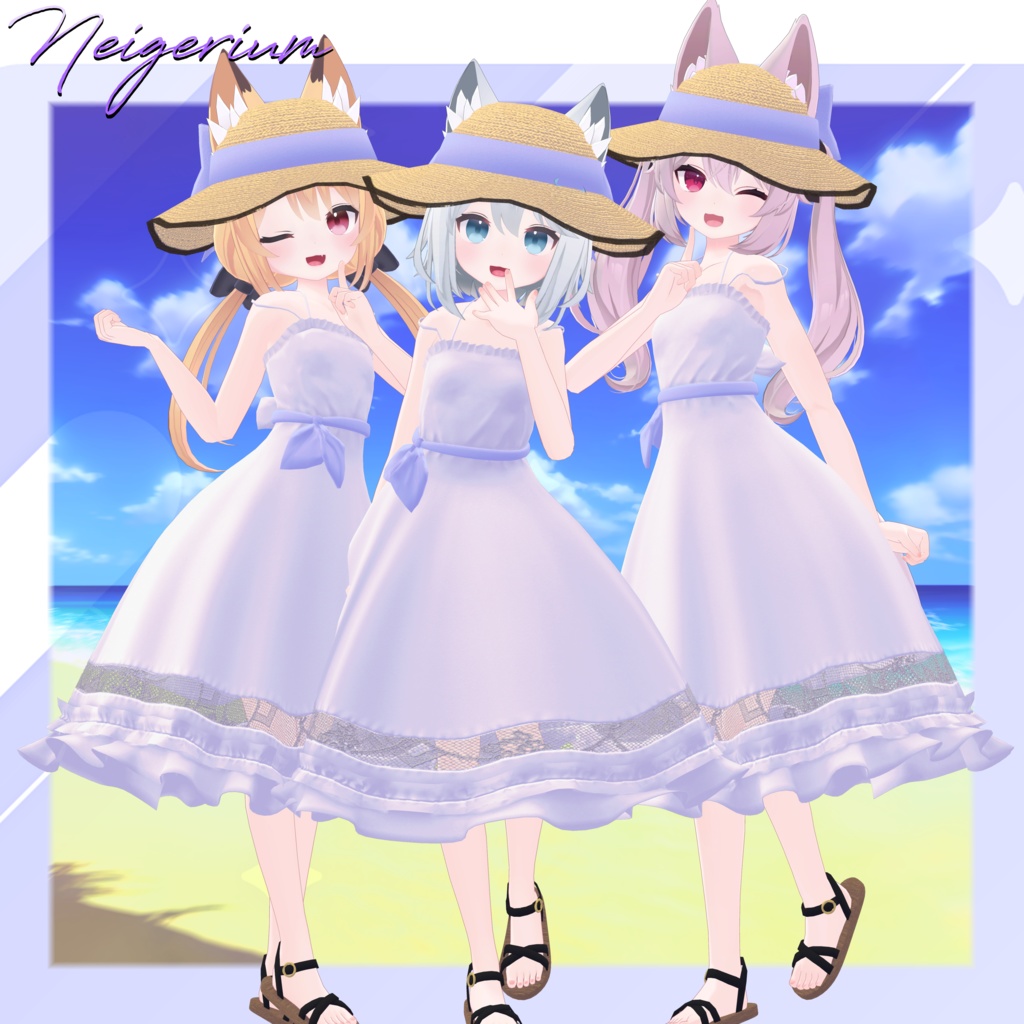 【62アバター対応】サマードレス