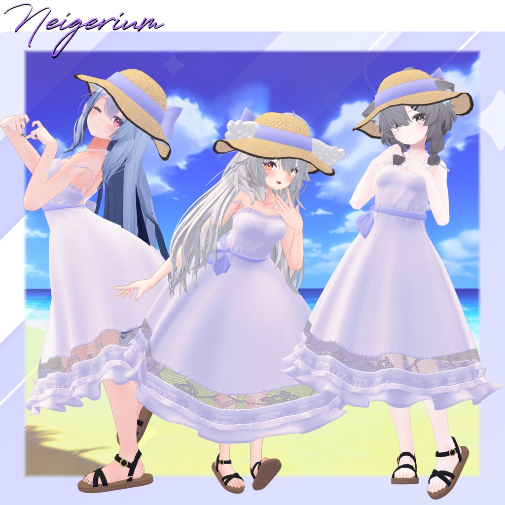 【62アバター対応】サマードレス