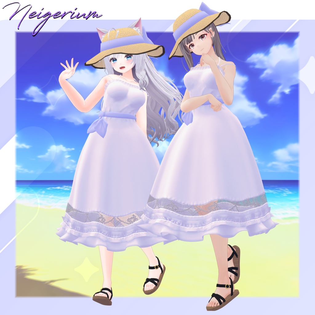 【62アバター対応】サマードレス