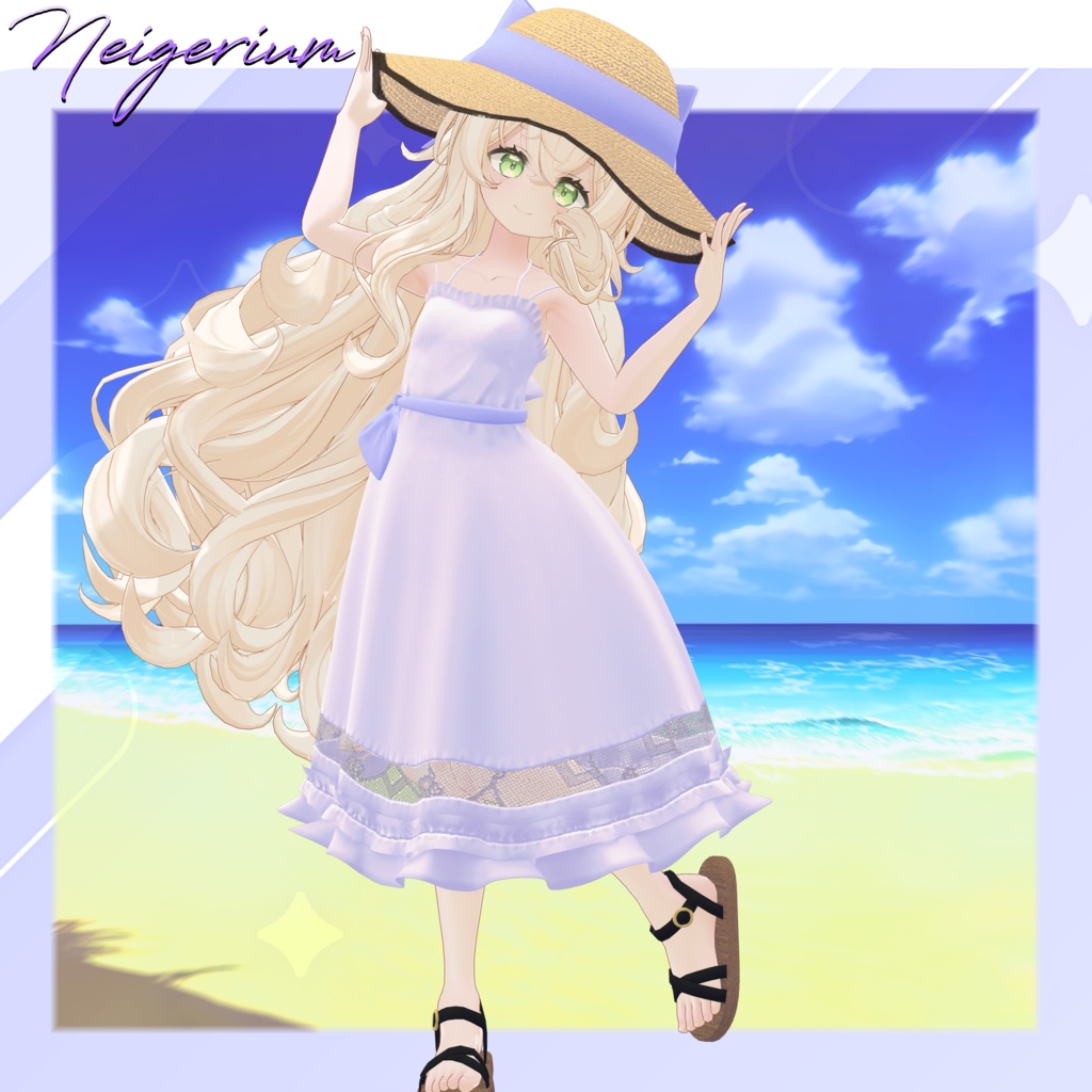 【62アバター対応】サマードレス