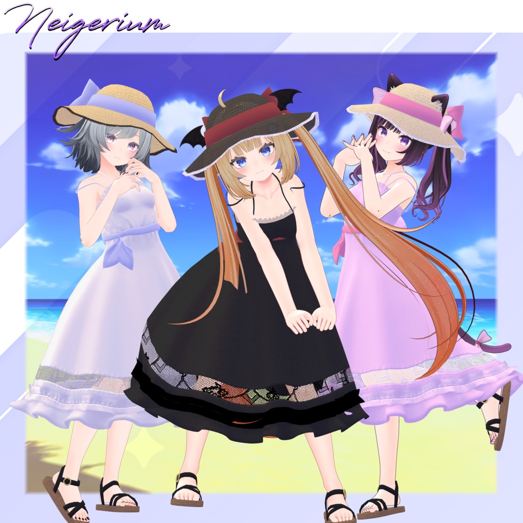 【62アバター対応】サマードレス