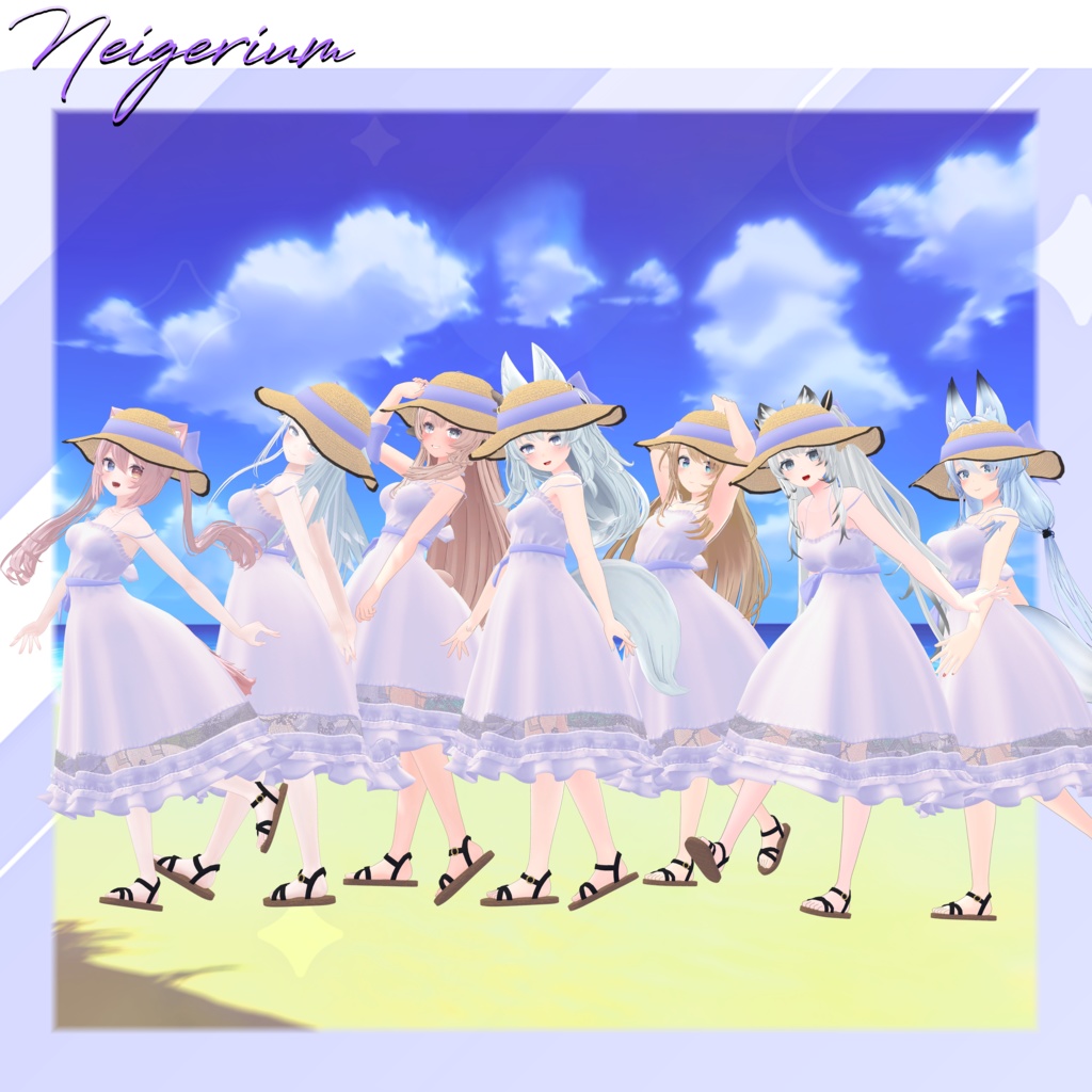 【62アバター対応】サマードレス