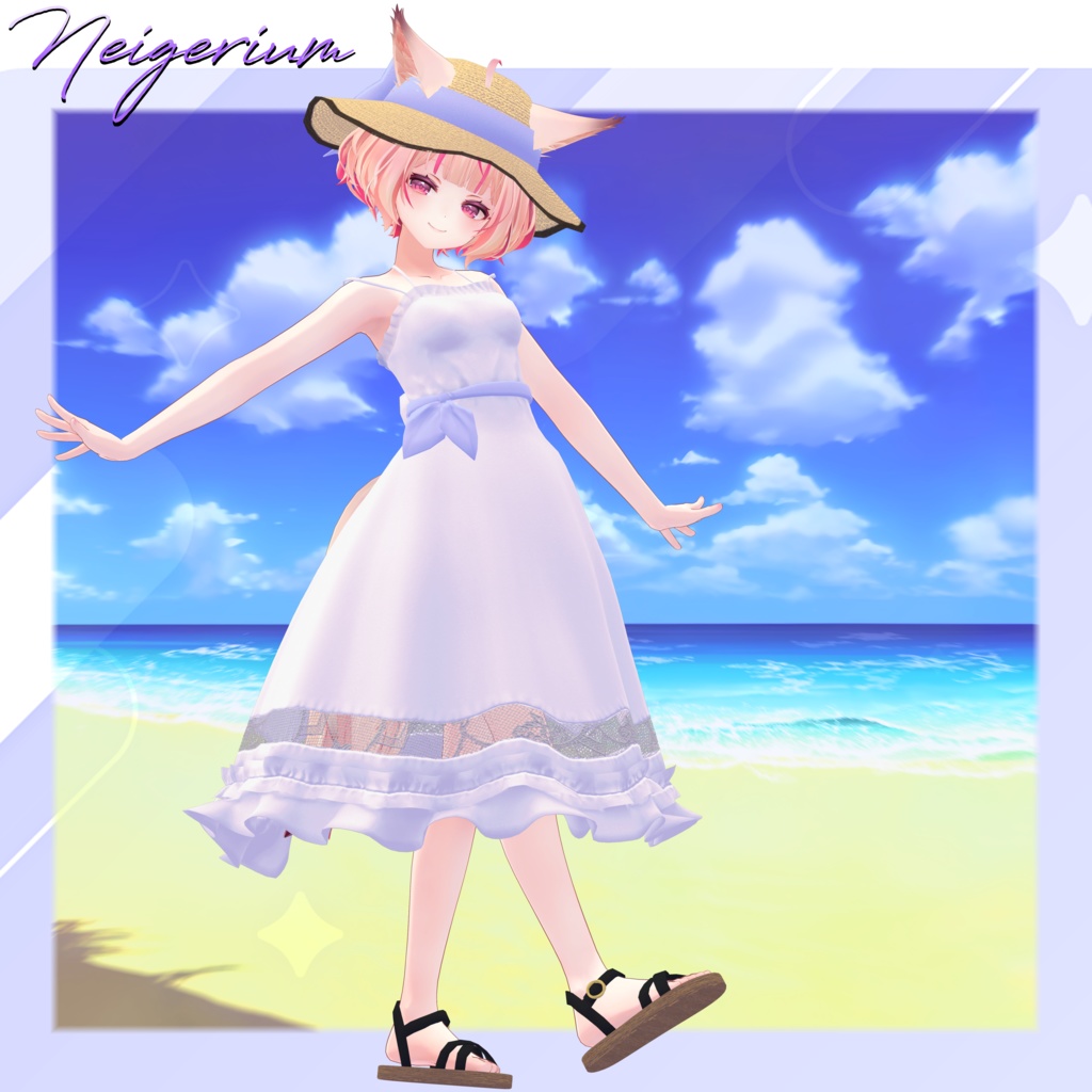 【62アバター対応】サマードレス