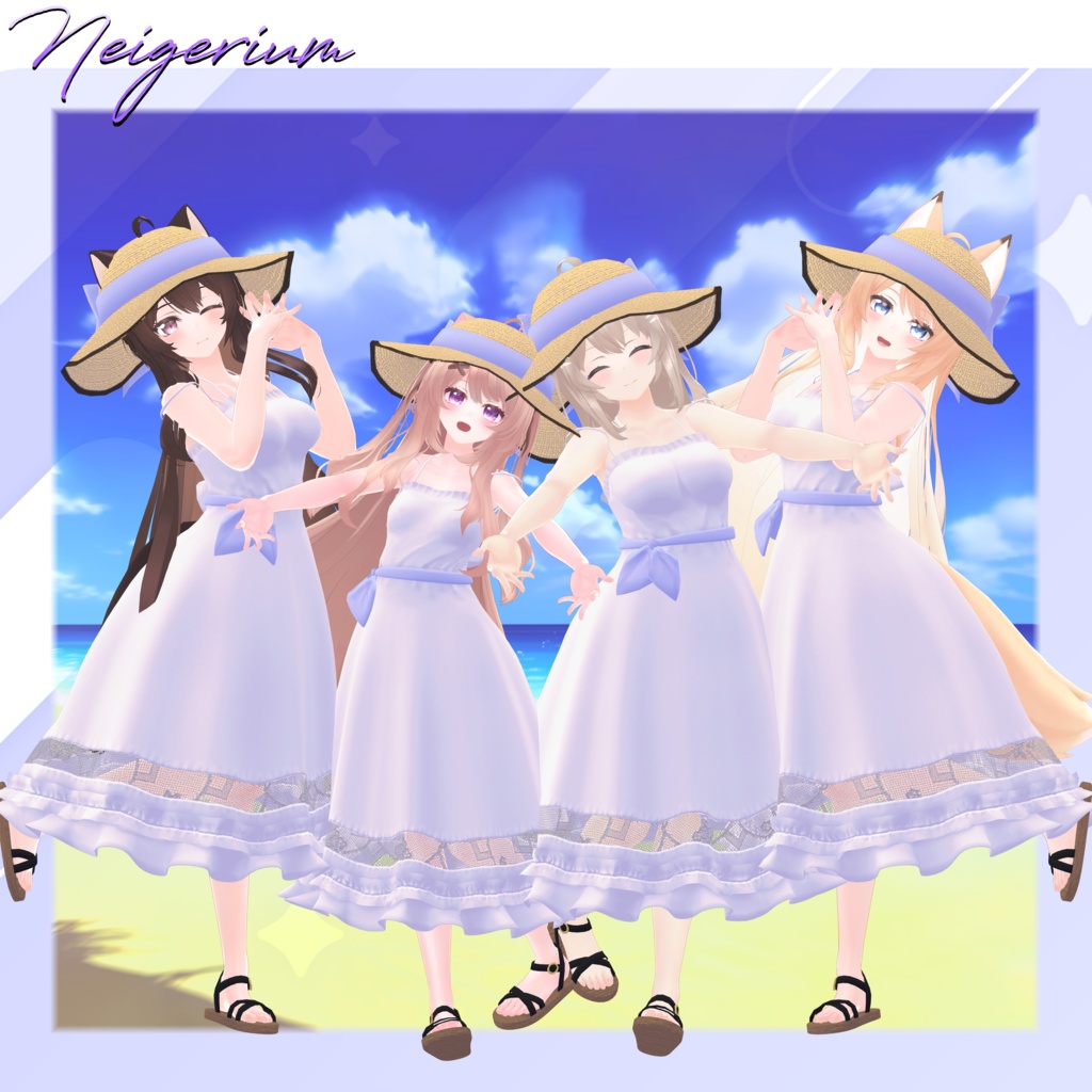 【62アバター対応】サマードレス