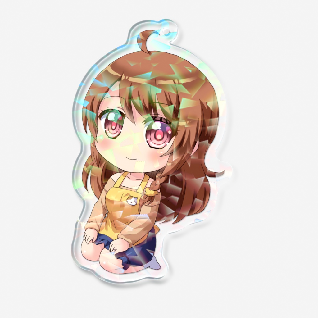 優菜ホログラムアクリルキーホルダー