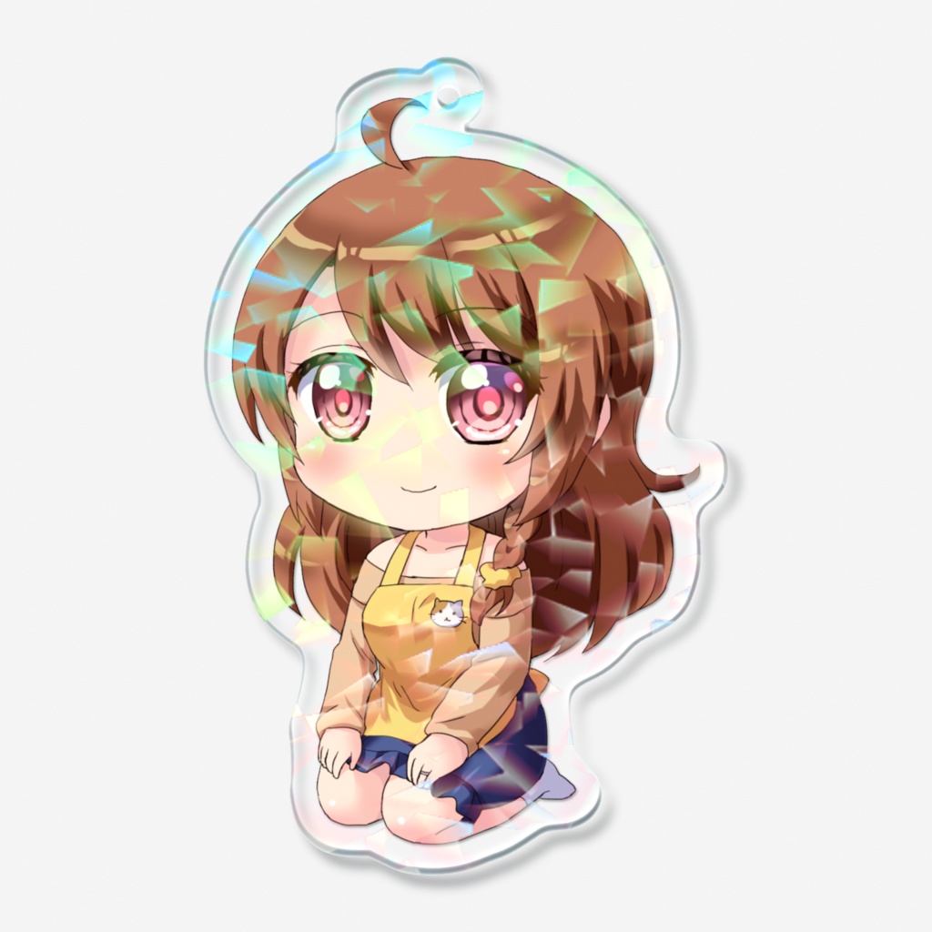 優菜ホログラムアクリルキーホルダー