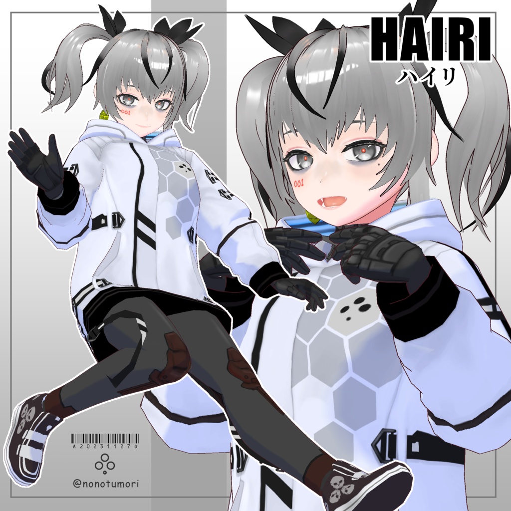 HAIRI　【VRoidモデル】