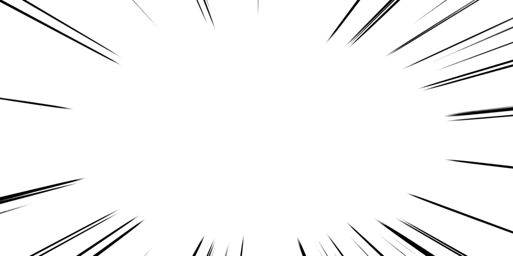 集中線ループアニメーション素材|.mp4透過可能