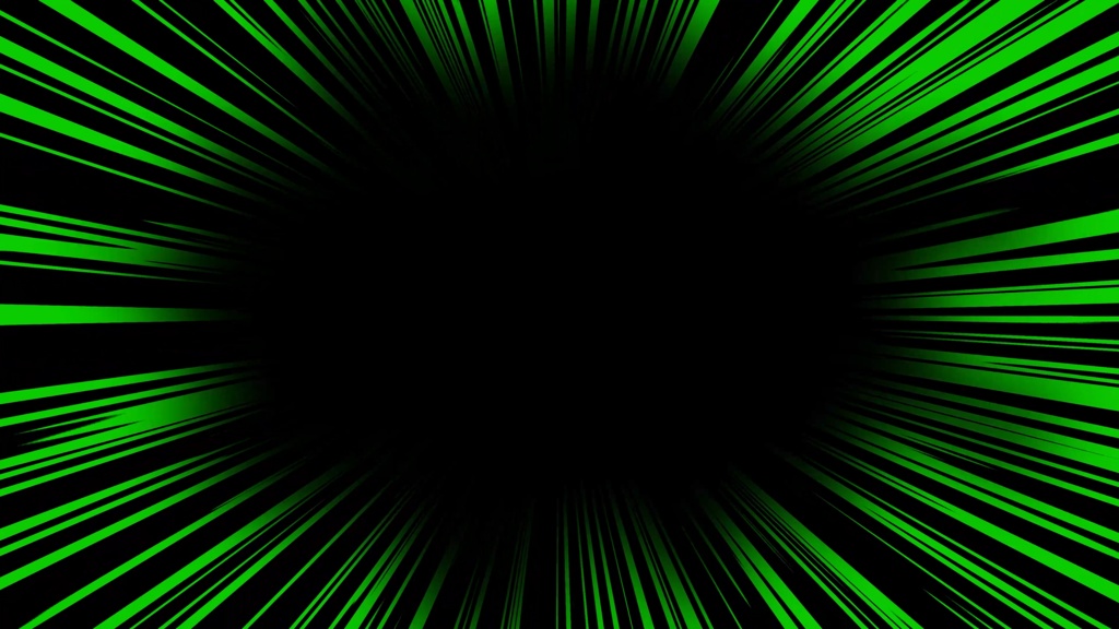 6色セット集中線ループアニメーション素材|4K | .mp4透過可能