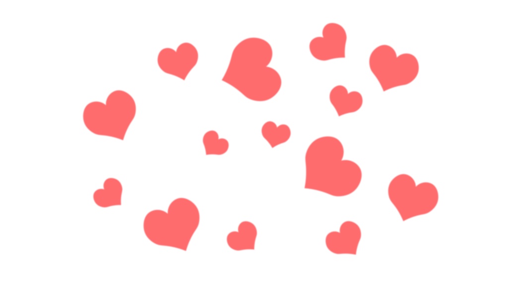 フロートループアニメーション素材5個セット|4K | .mov透過