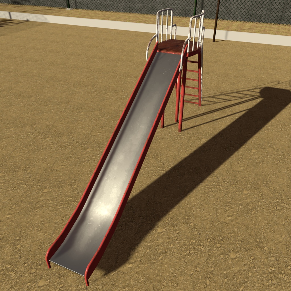 【3Dモデル】滑り台