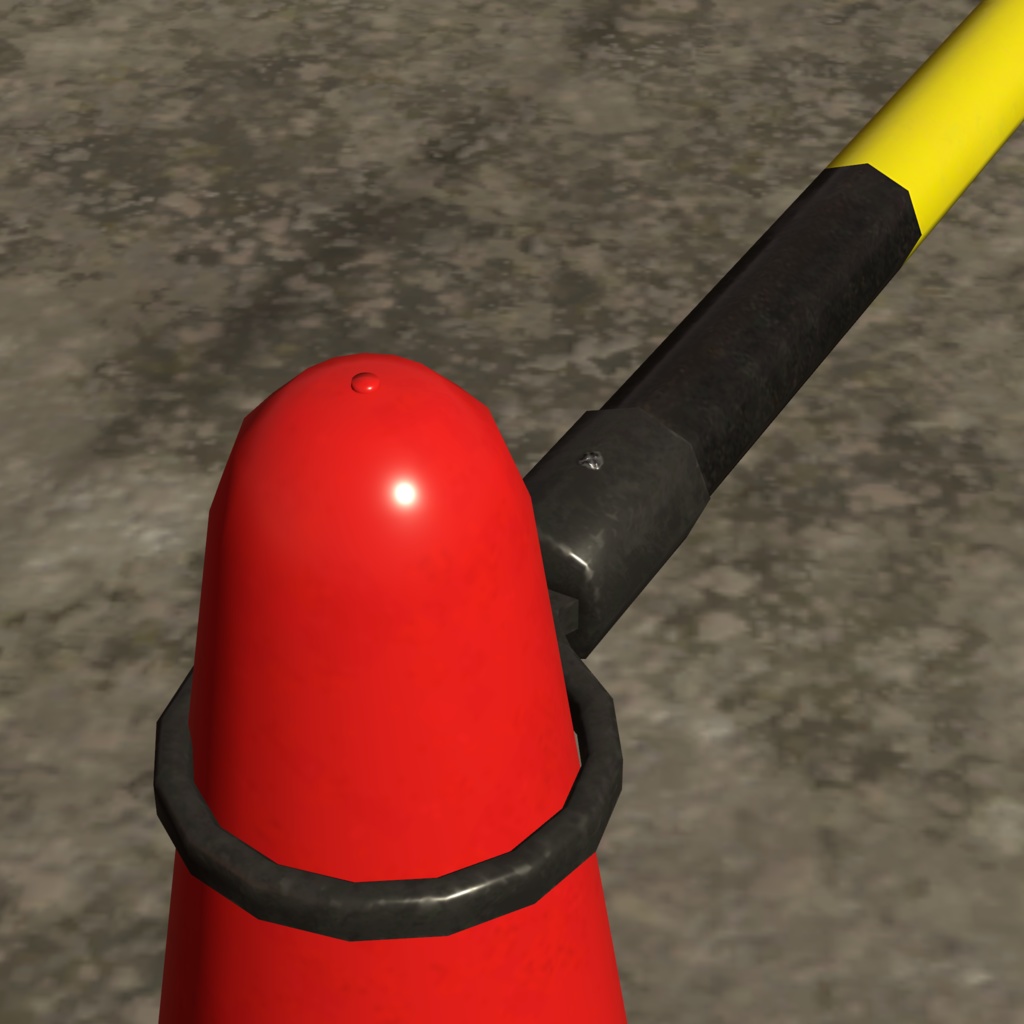 【3Dモデル】三角コーン