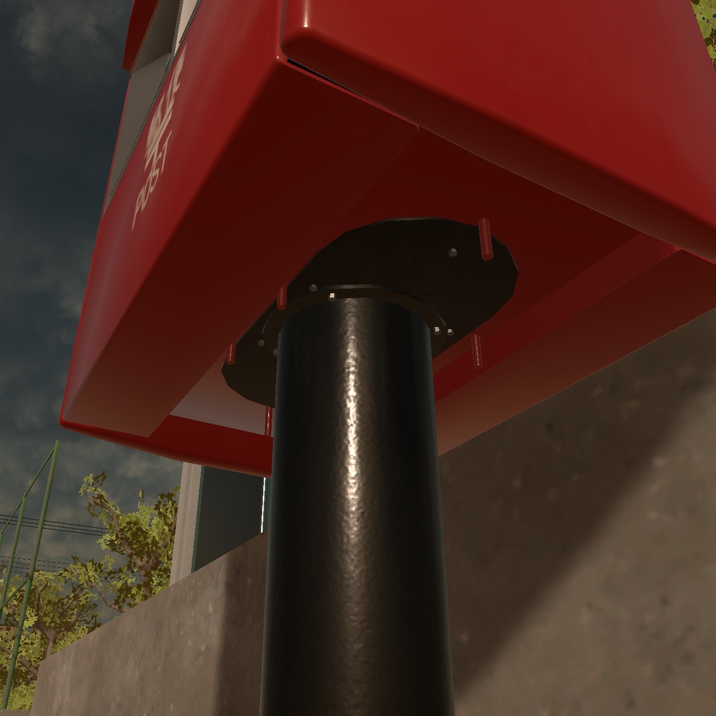 【3Dモデル】郵便ポスト