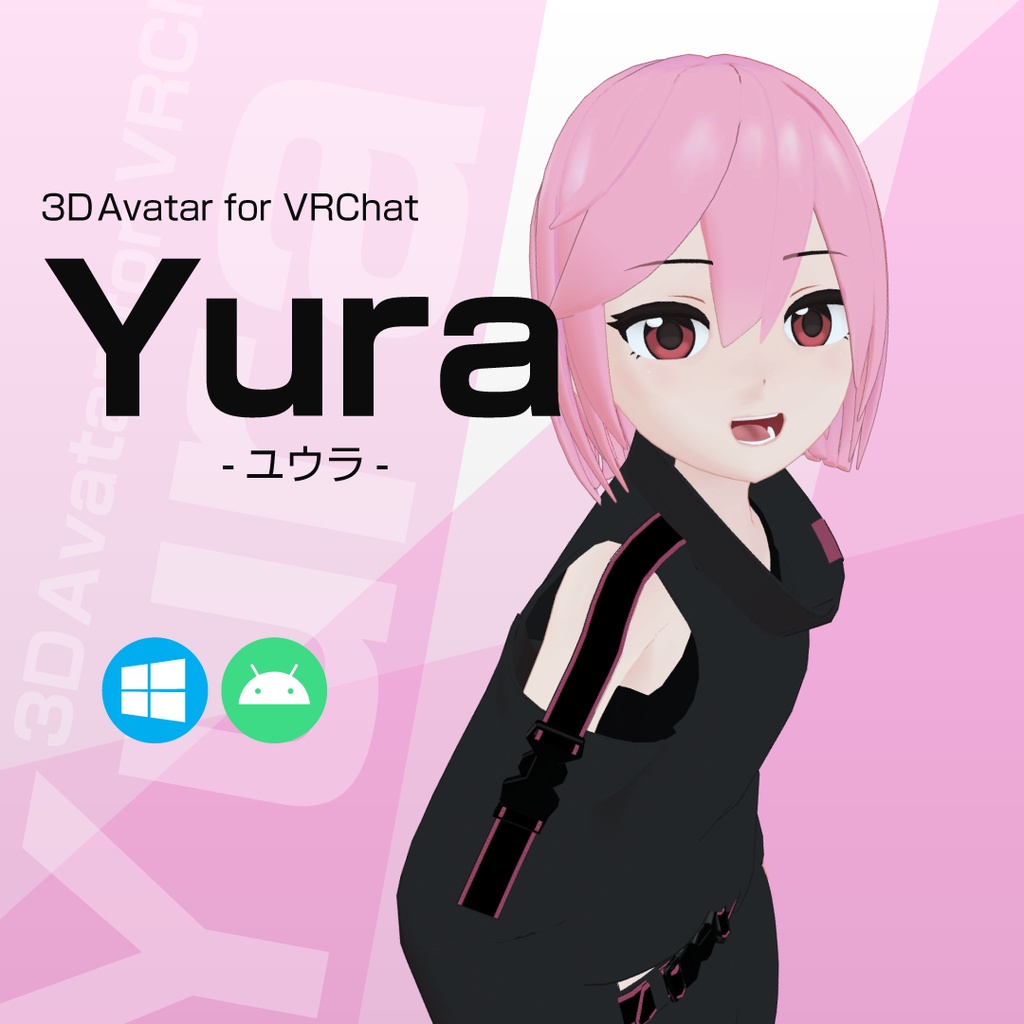 【VRChat想定3Dモデル】Yura -ユウラ-