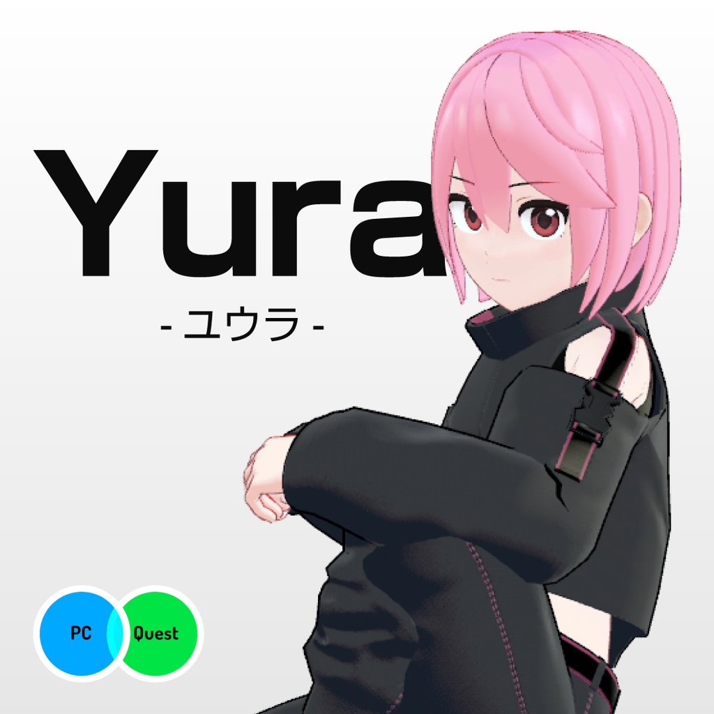 VRChat想定3Dモデル　Yura -ユウラ-