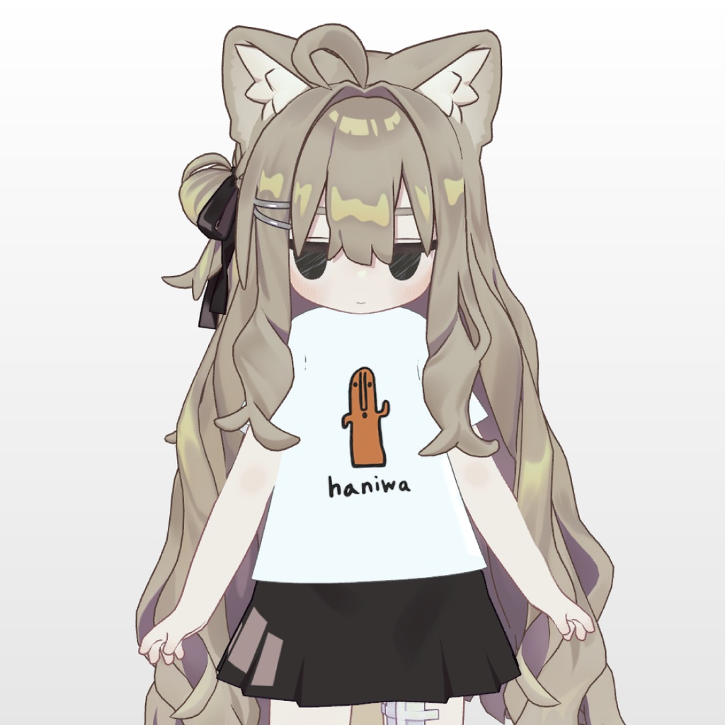 【まめふれんず対応衣装】haniwaTシャツ