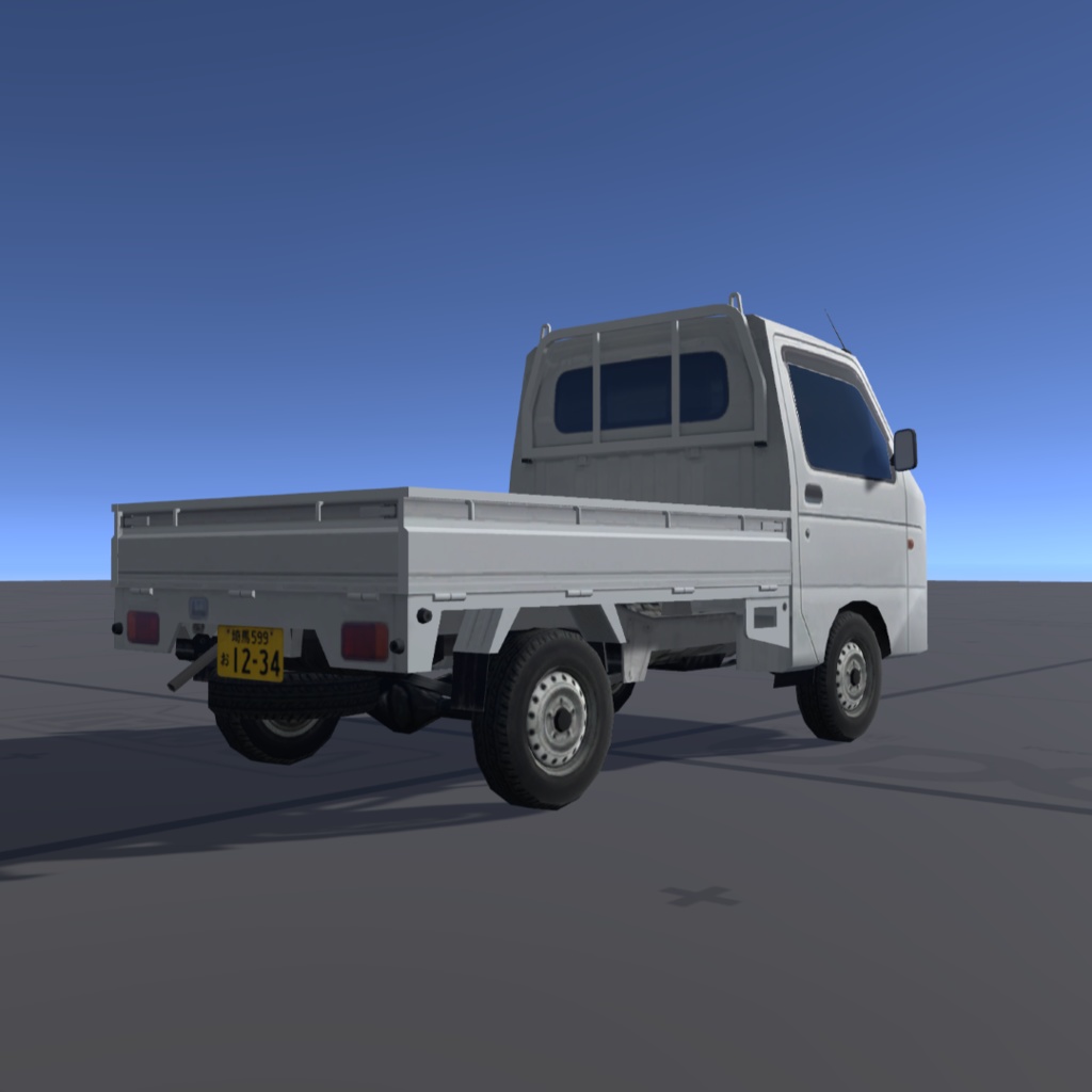 【3Dモデル】軽トラック