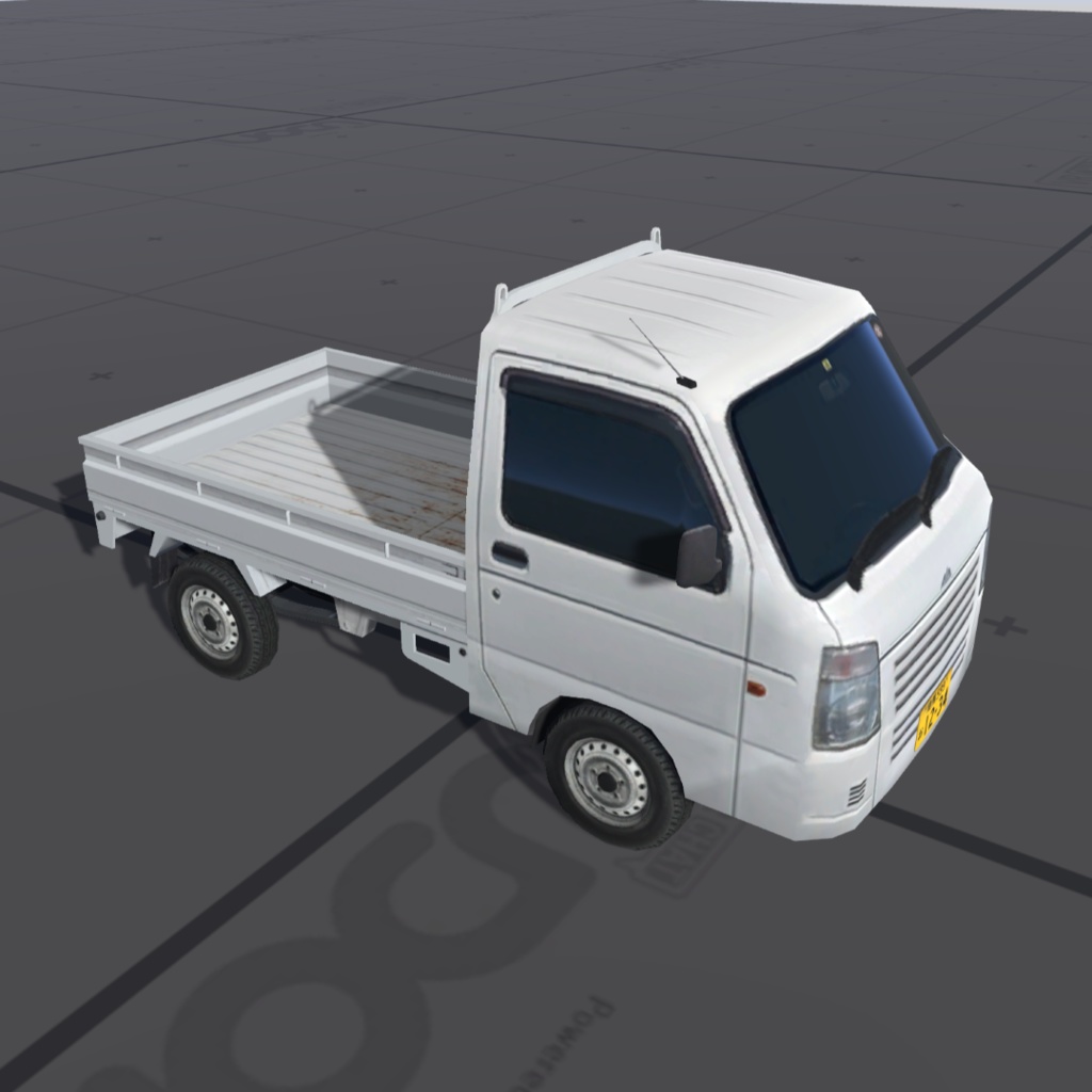 【3Dモデル】軽トラック
