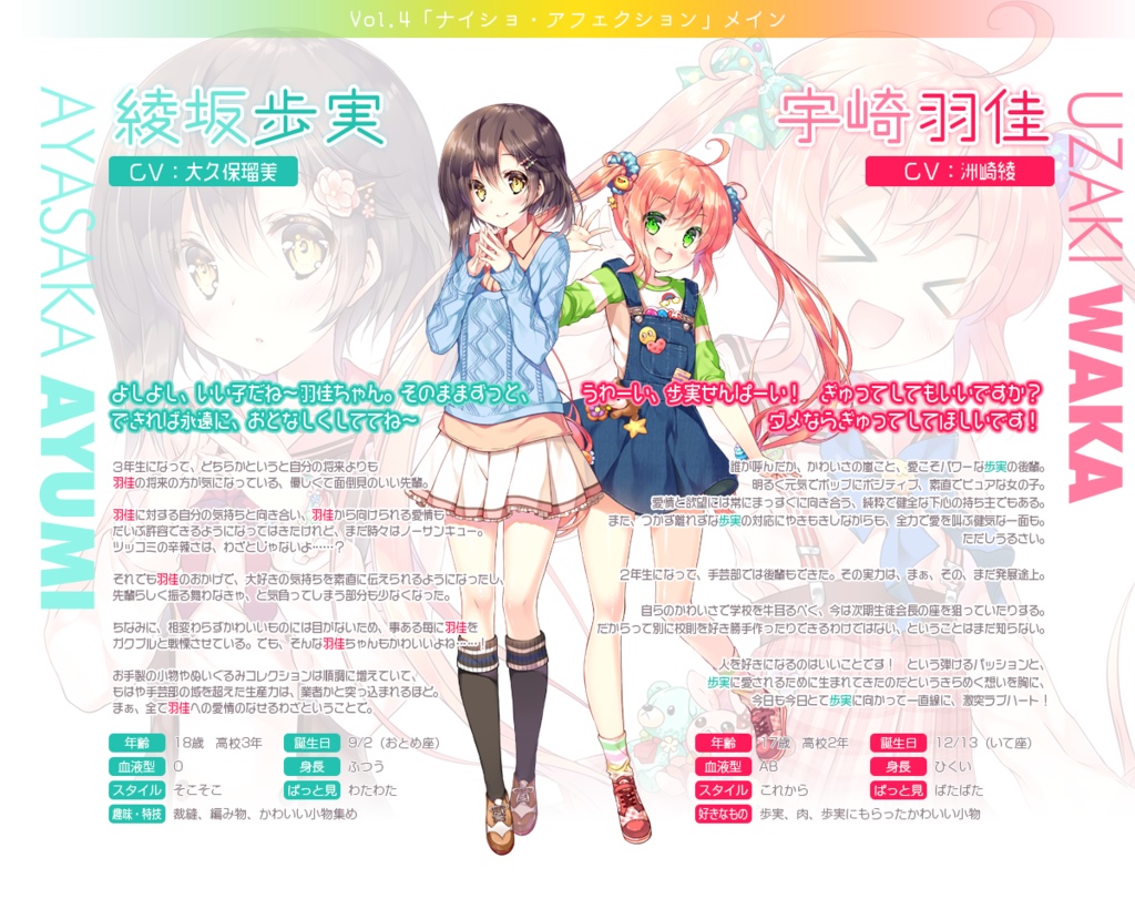 りりくる Rainbow Stage!!! ~Pure Dessert~ Vol.4『ナイショ・アフェクション』DL版【特典あり】