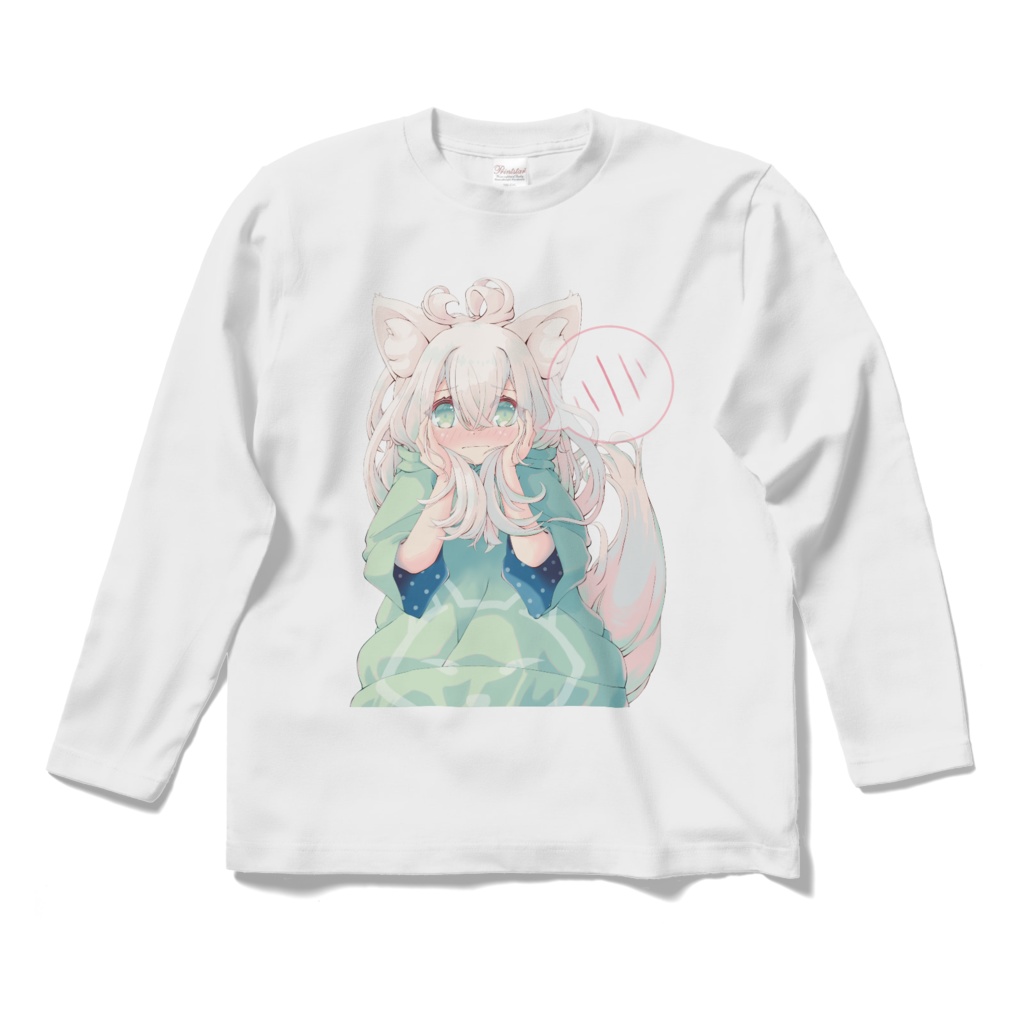 胸キュンけもみみちゃんTシャツ