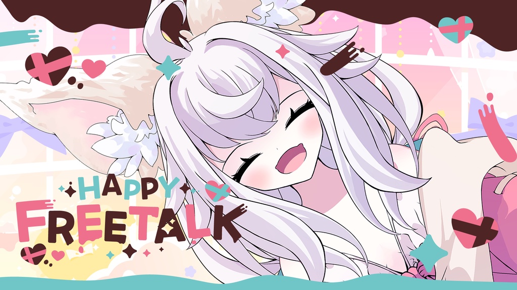 [VTuber素材] けもみみの耳22（高画質・原寸サイズ版、商用利用可）