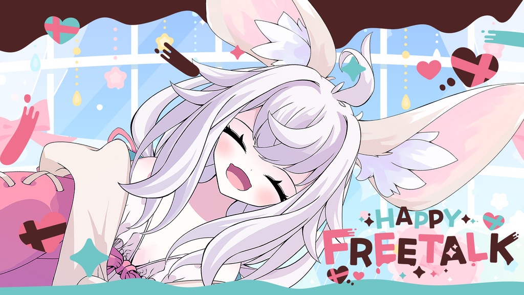 [VTuber素材] けもみみの耳29（高画質・原寸サイズ版、商用利用可）