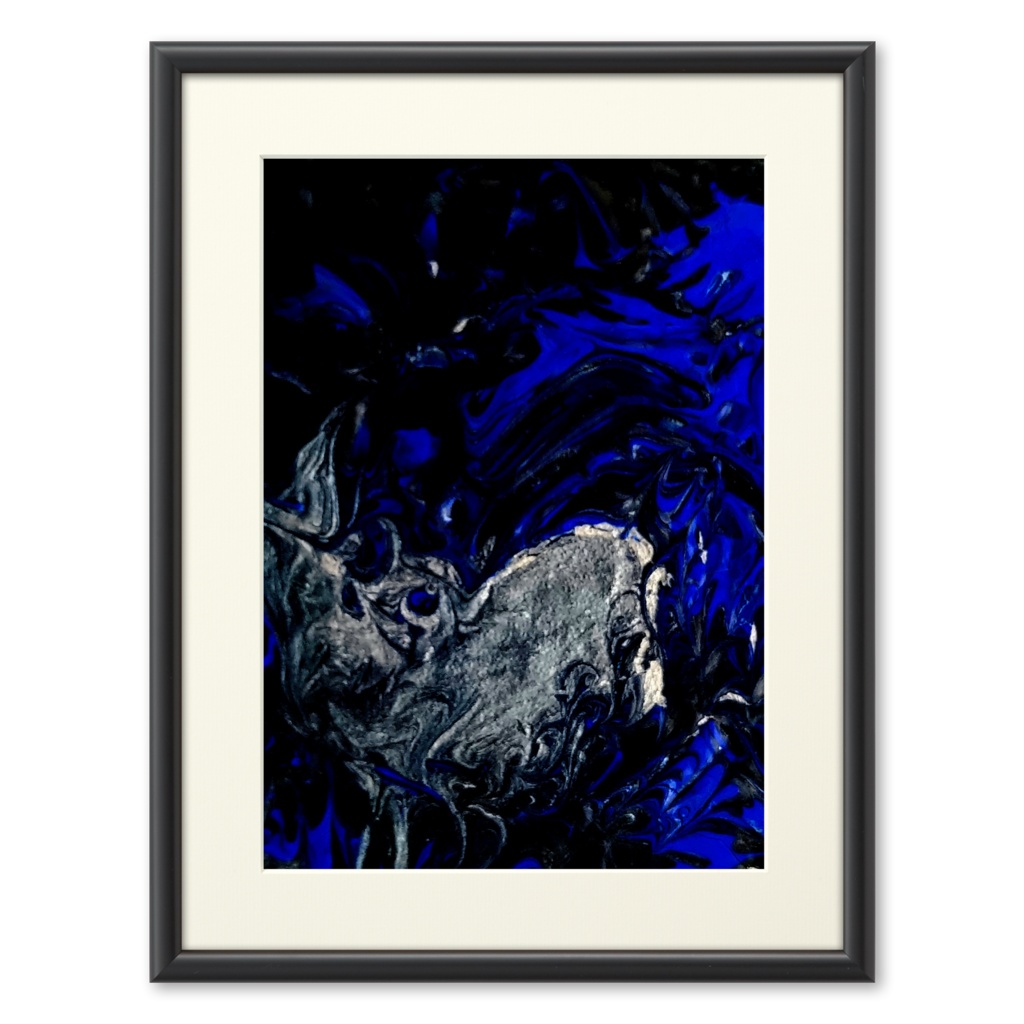 「BLACK　SPACE　額黒」