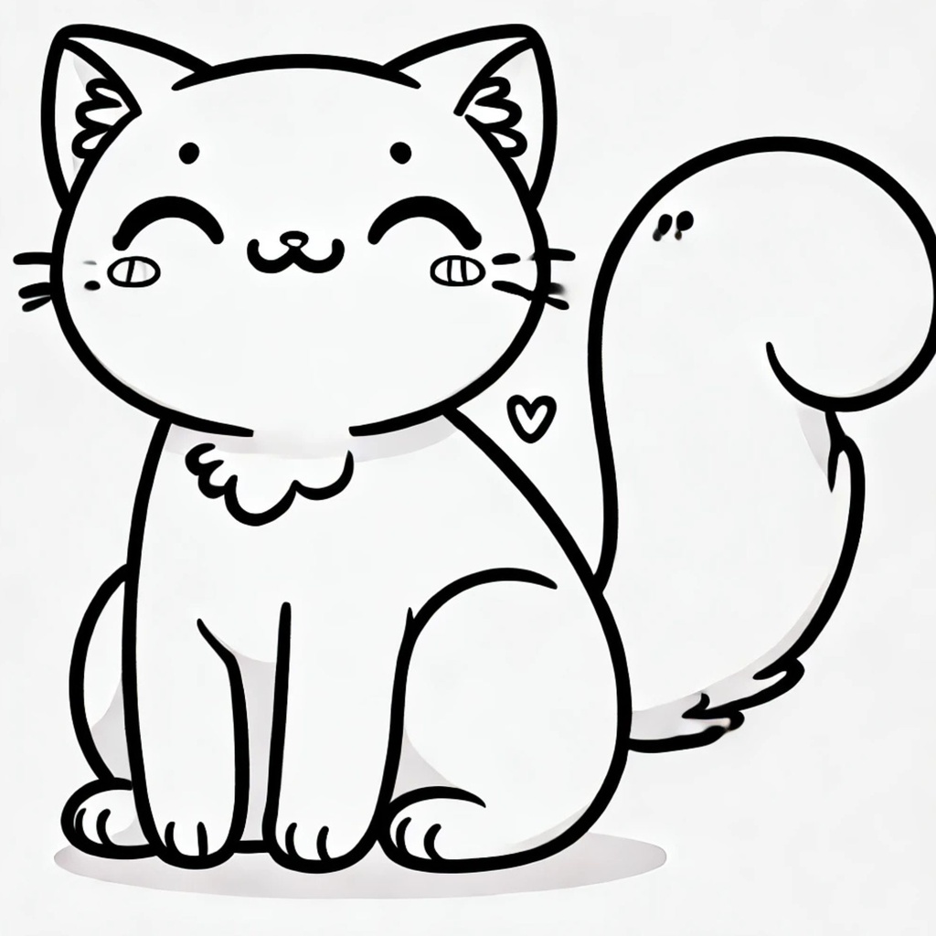 大人のための静かな猫時間 特典ぬりえ 2巻