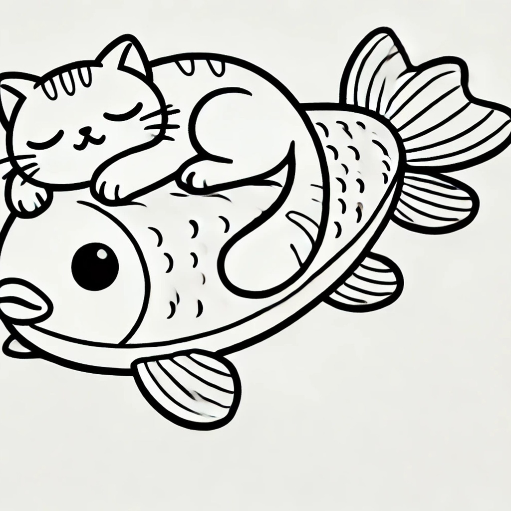 大人のための静かな猫時間 特典ぬりえ 2巻