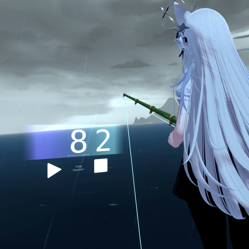 無料【アバターギミック】簡易秒数カウンター【VRChat/PCVR/MA】