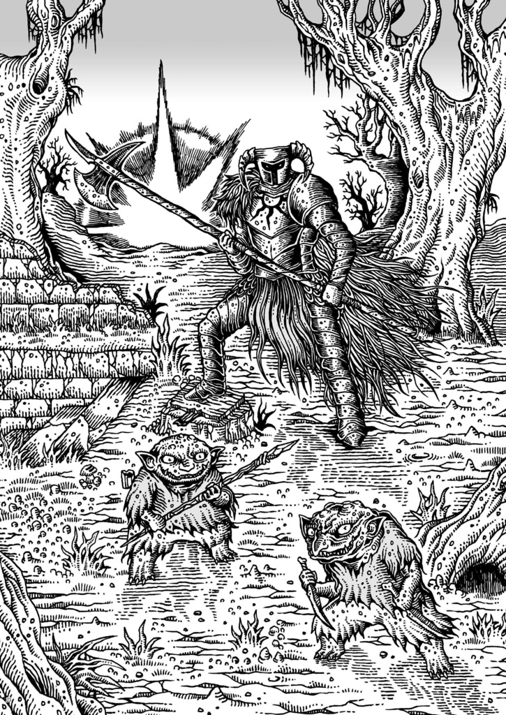 「ローグライクハーフ」基本ルール+1stシナリオ「黄昏の騎士」