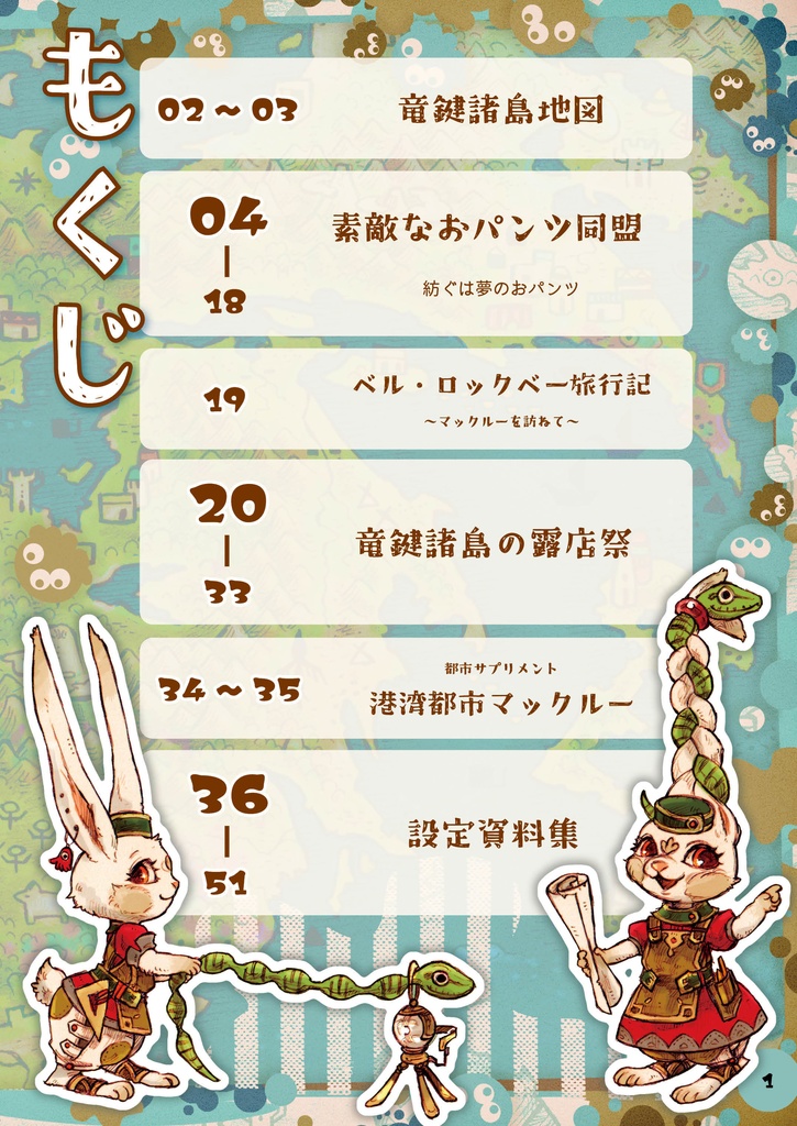 『竜鍵諸島 〜フェスティバルだよ大集合!〜』「ローグライクハーフ」シナリオ