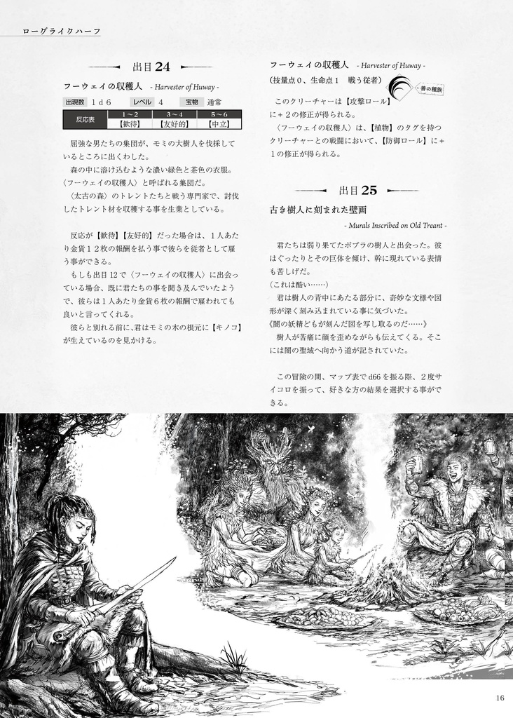 『常闇の伴侶』ローグライクハーフサプリメント