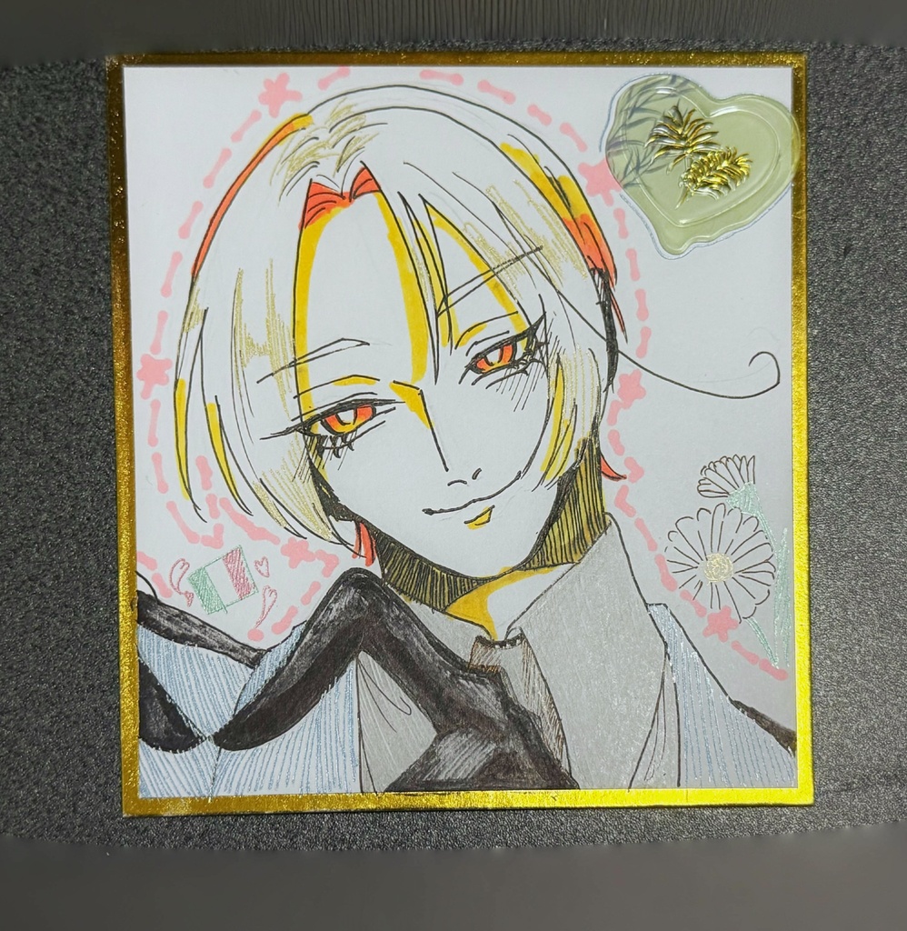 イタちゃん色紙イラスト