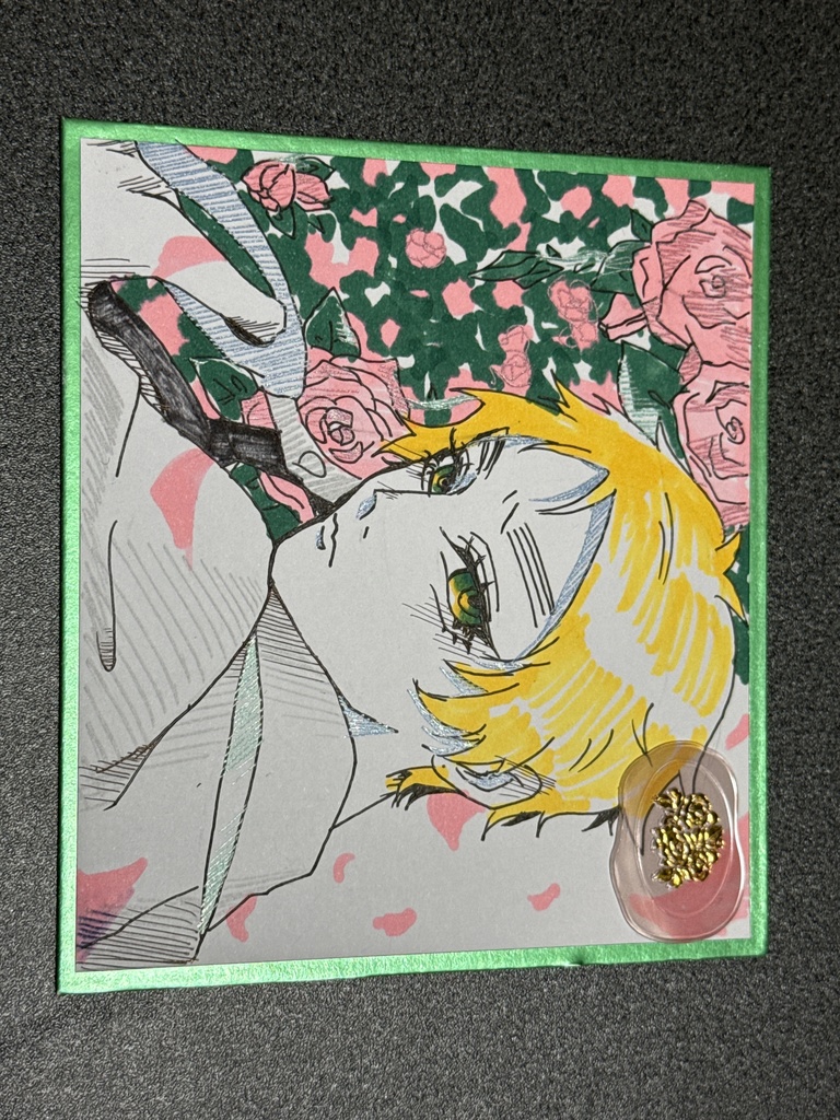 イギ🐿色紙イラスト