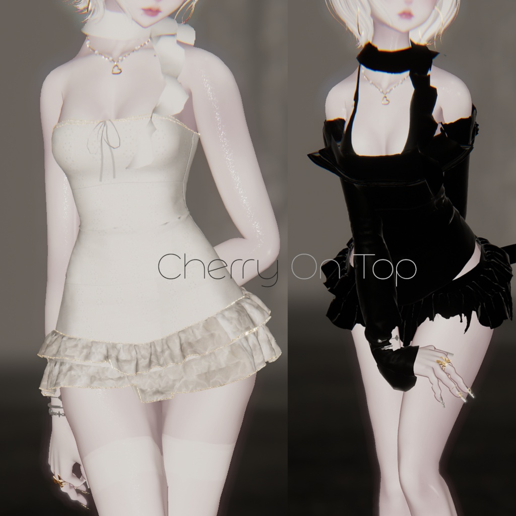 🦢🌑 [Light And Dark Outfit}