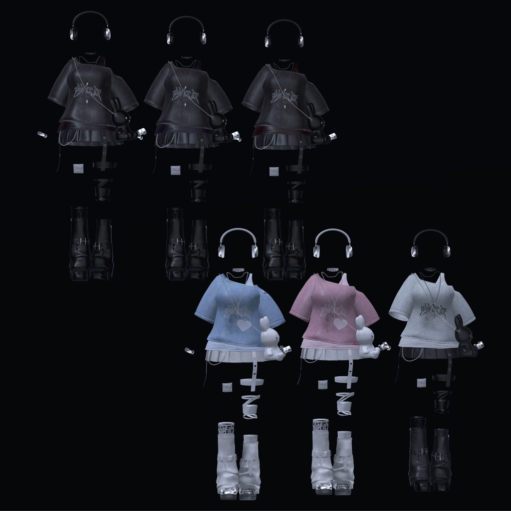 【4アバター対応】ᯓ★🎧 DISTRESSED HEART - 苦悩する心